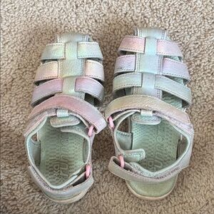 See Kai Run Iridescent Kids Sandals